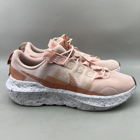 Nike Crater Impact Running Shoes Women Size 10 Peach Pink White Comfort Sneakers - Picture 1 of 9
